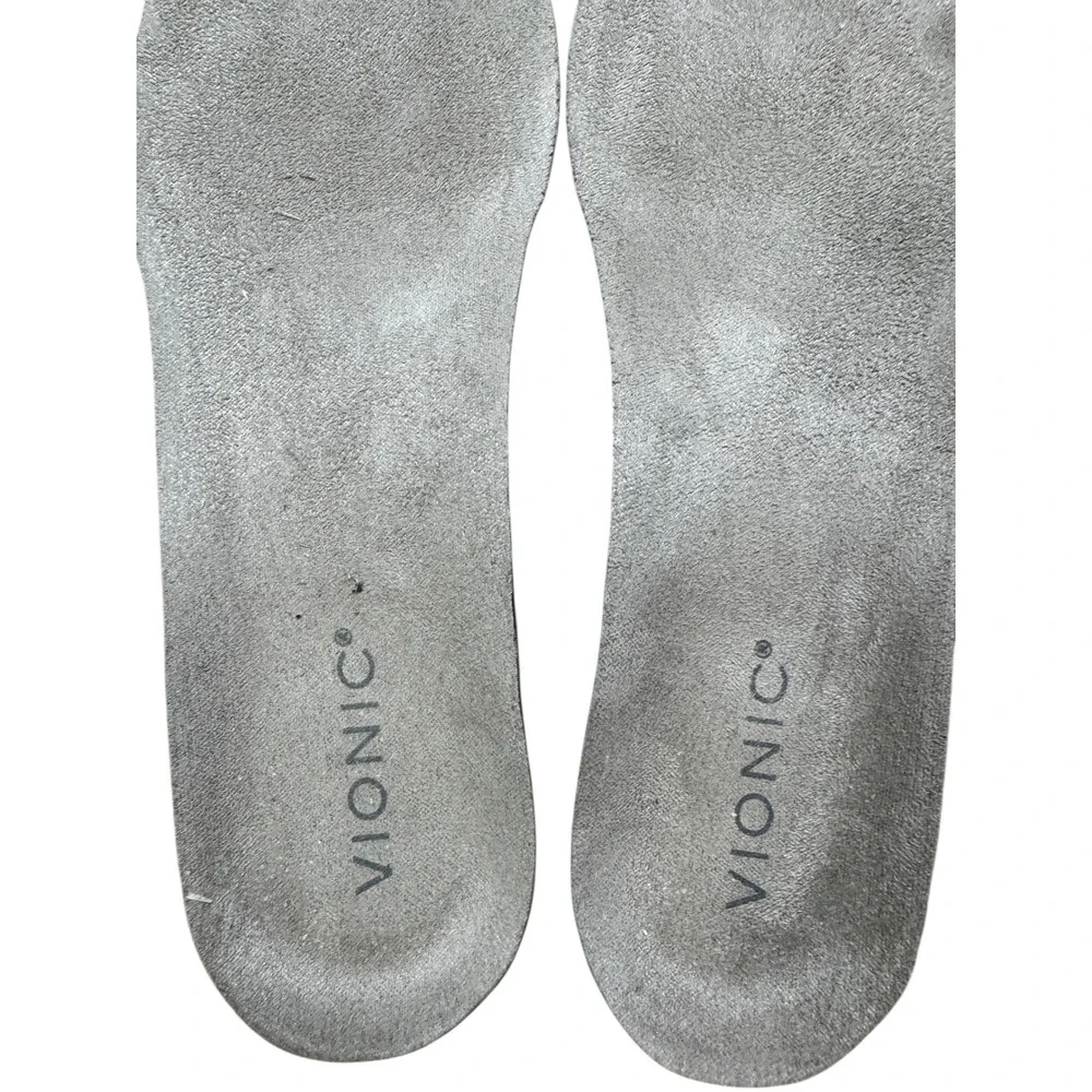 Vionic Gray Suede Loafers Slip On‎ Comfort Shoes Women's 10 Excellent Cond